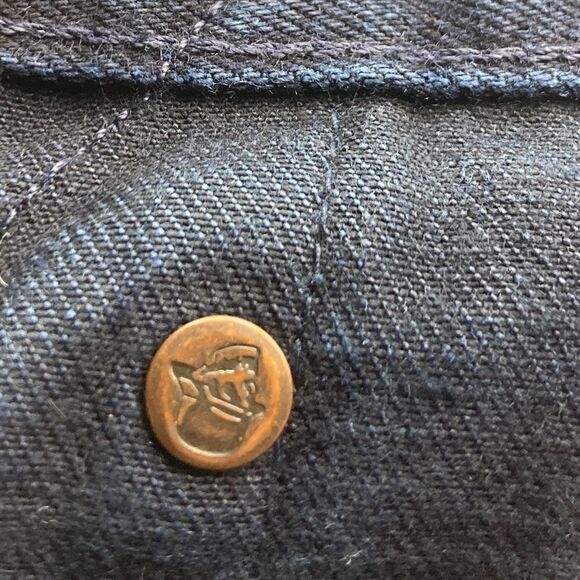 Left Field American Work Wear Men's Jeans Size 29 Navy Blue - Picture 11 of 12